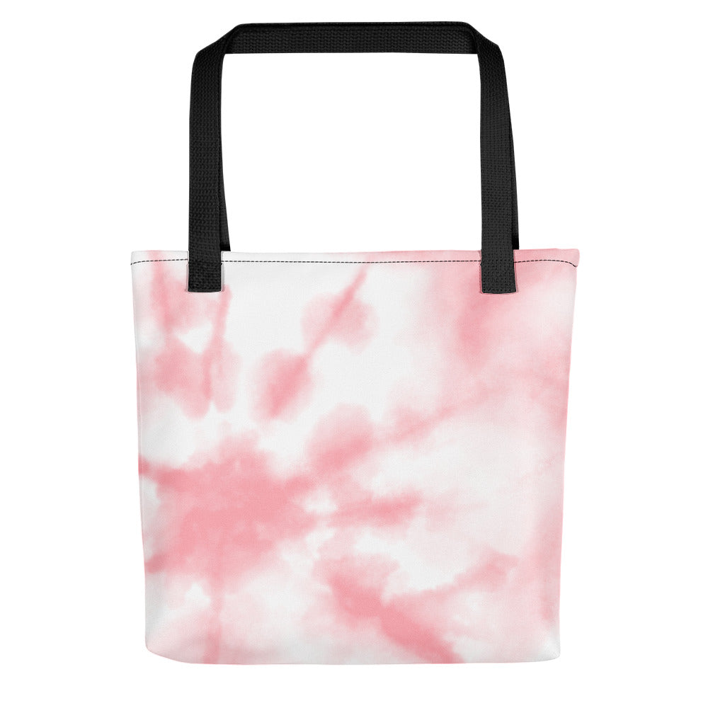 Pink Tie Dye Tote Bag