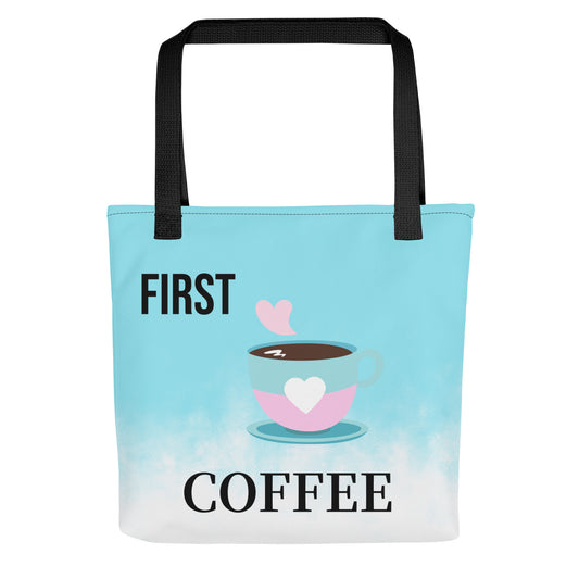 First Coffee Tote bag