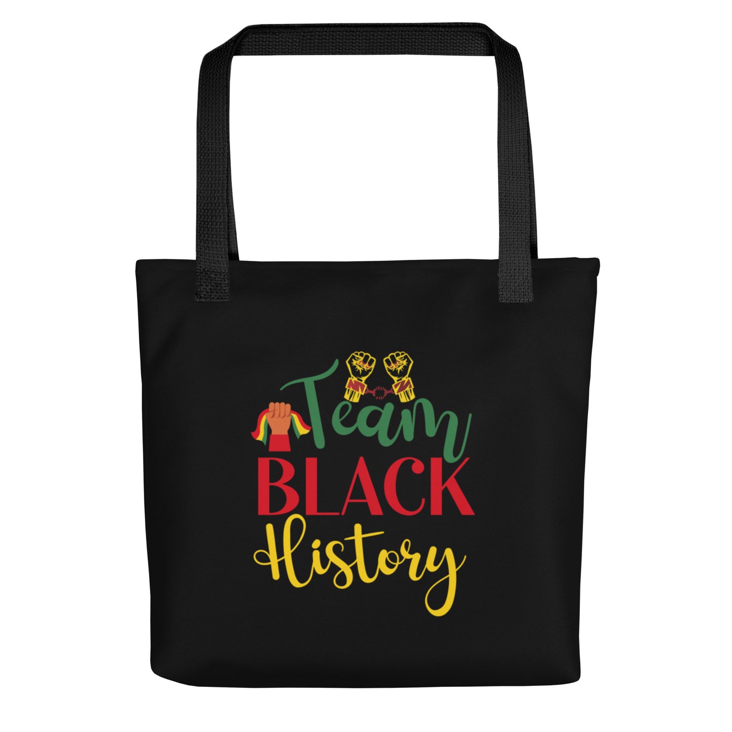 Team Black Tote Bag