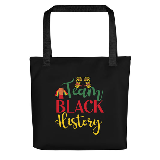 Team Black Tote Bag