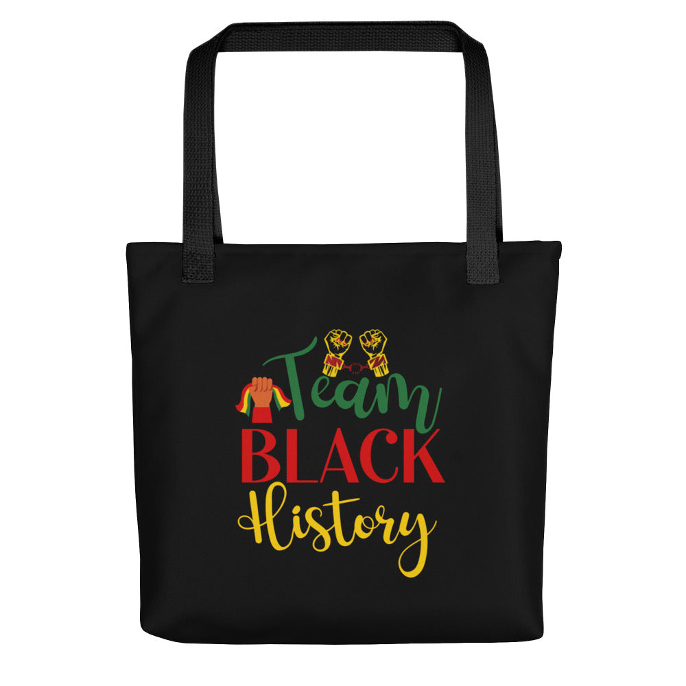 Team Black Tote Bag