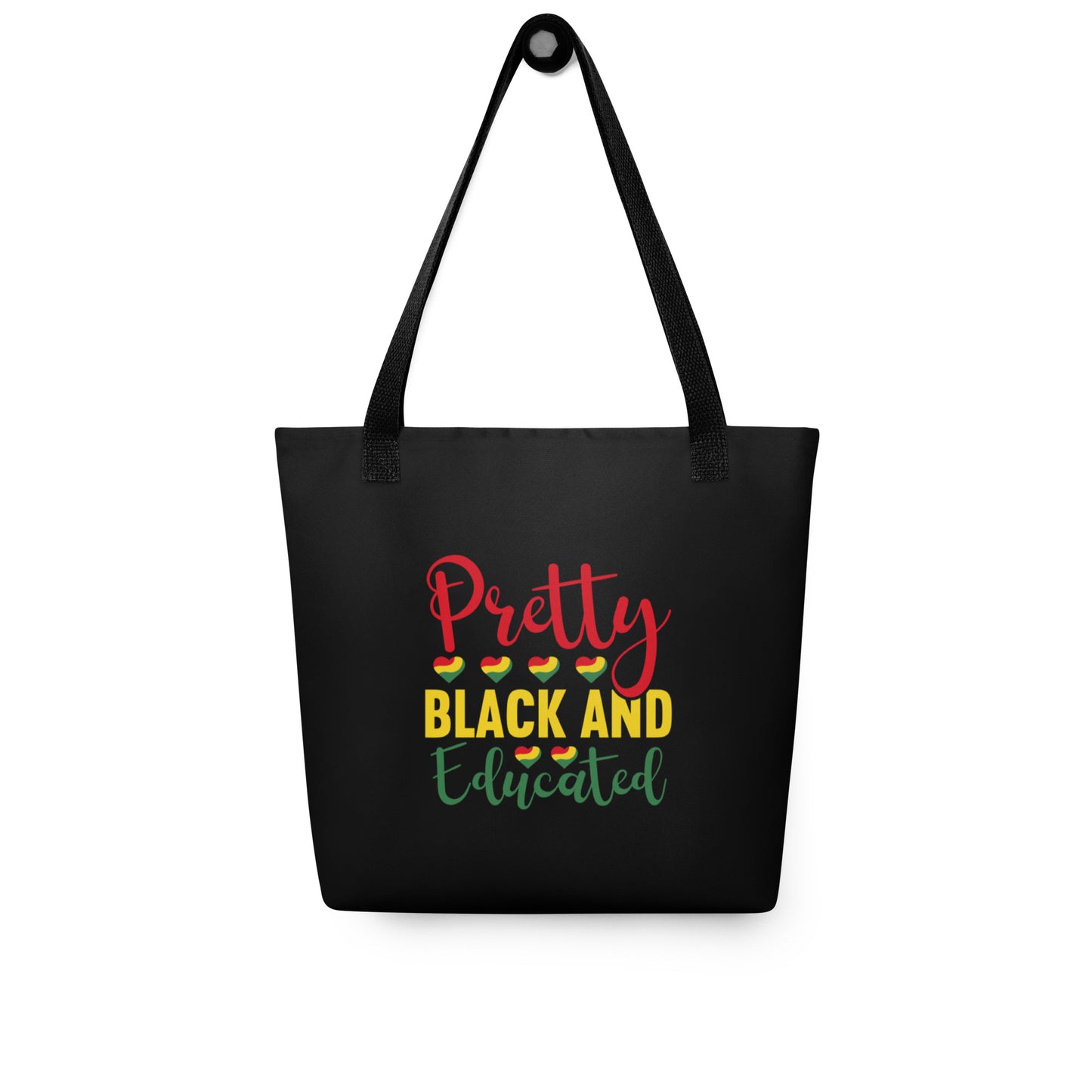 Black And Educated Tote Bag