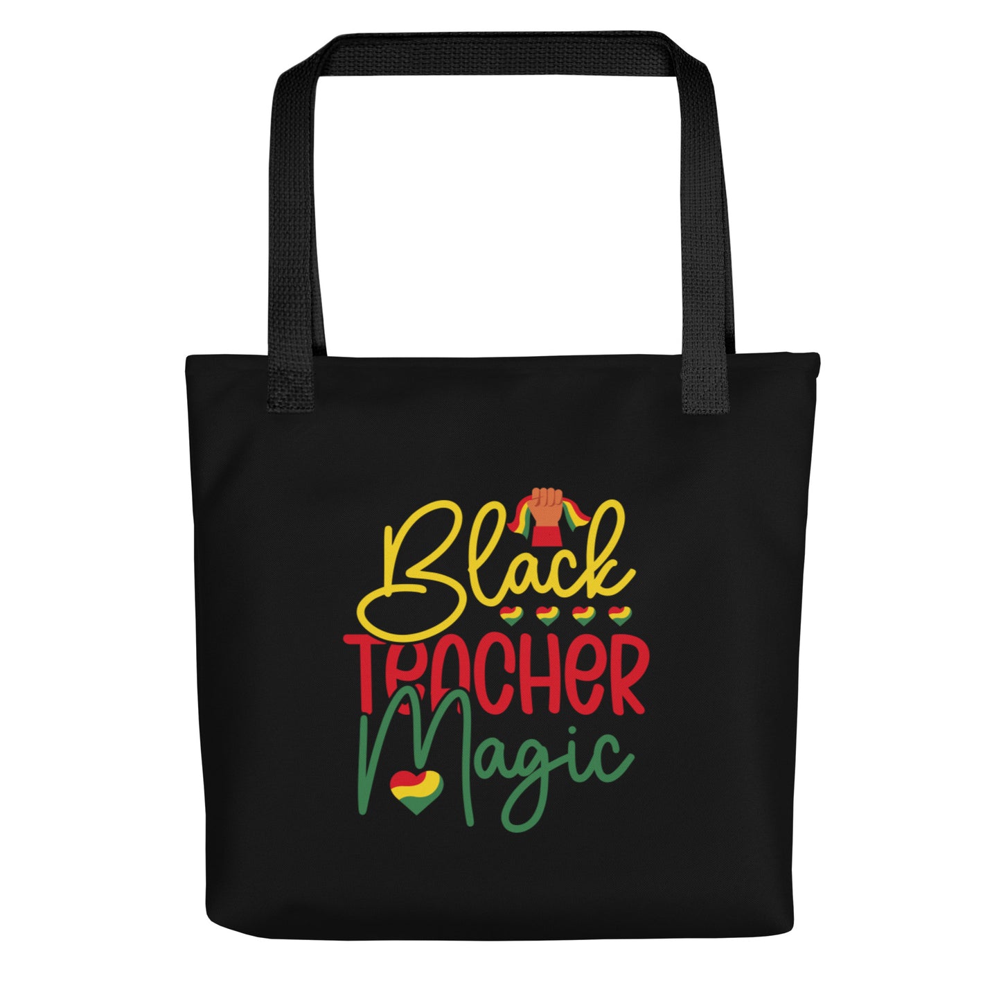 Black Teacher Tote Bag