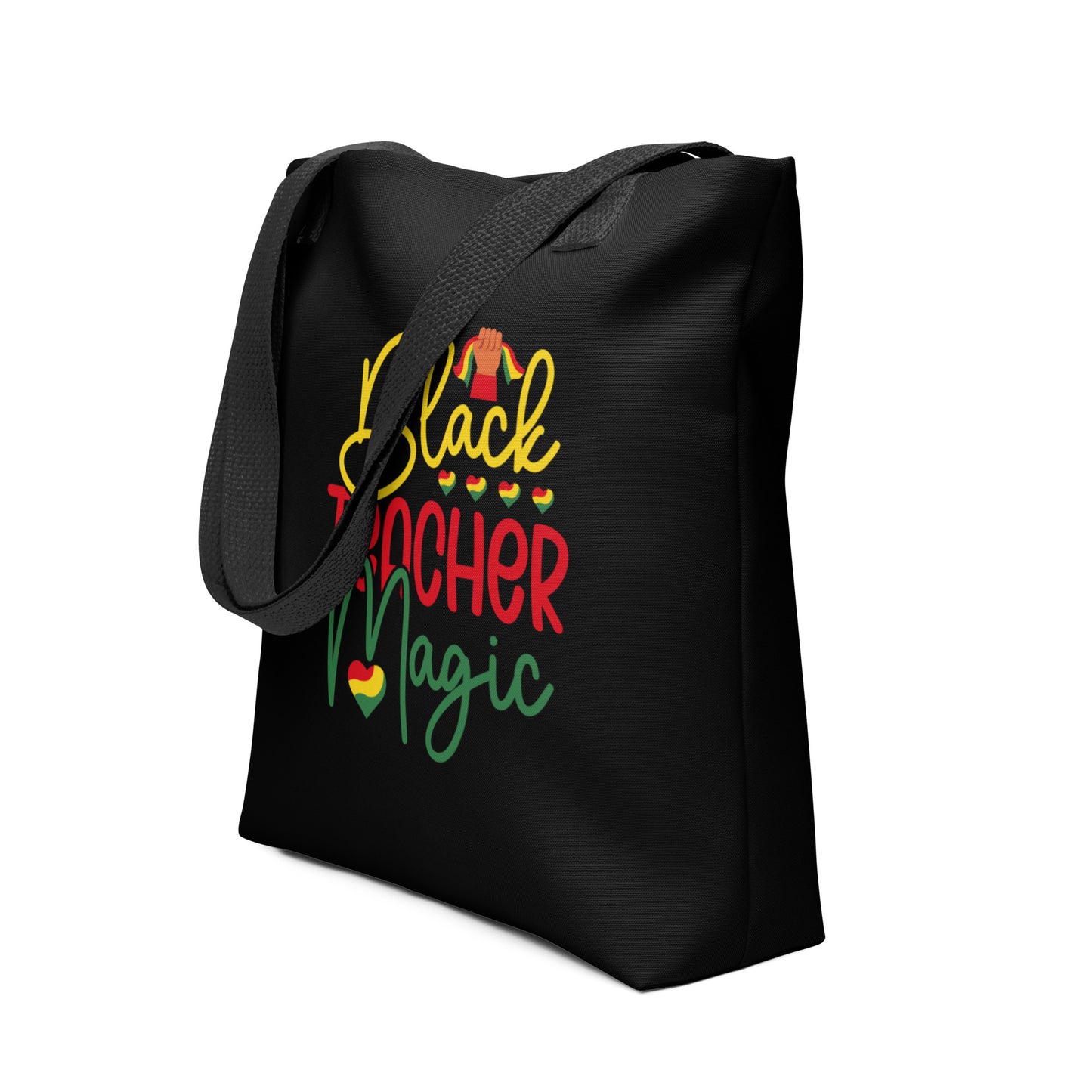 Black Teacher Tote Bag