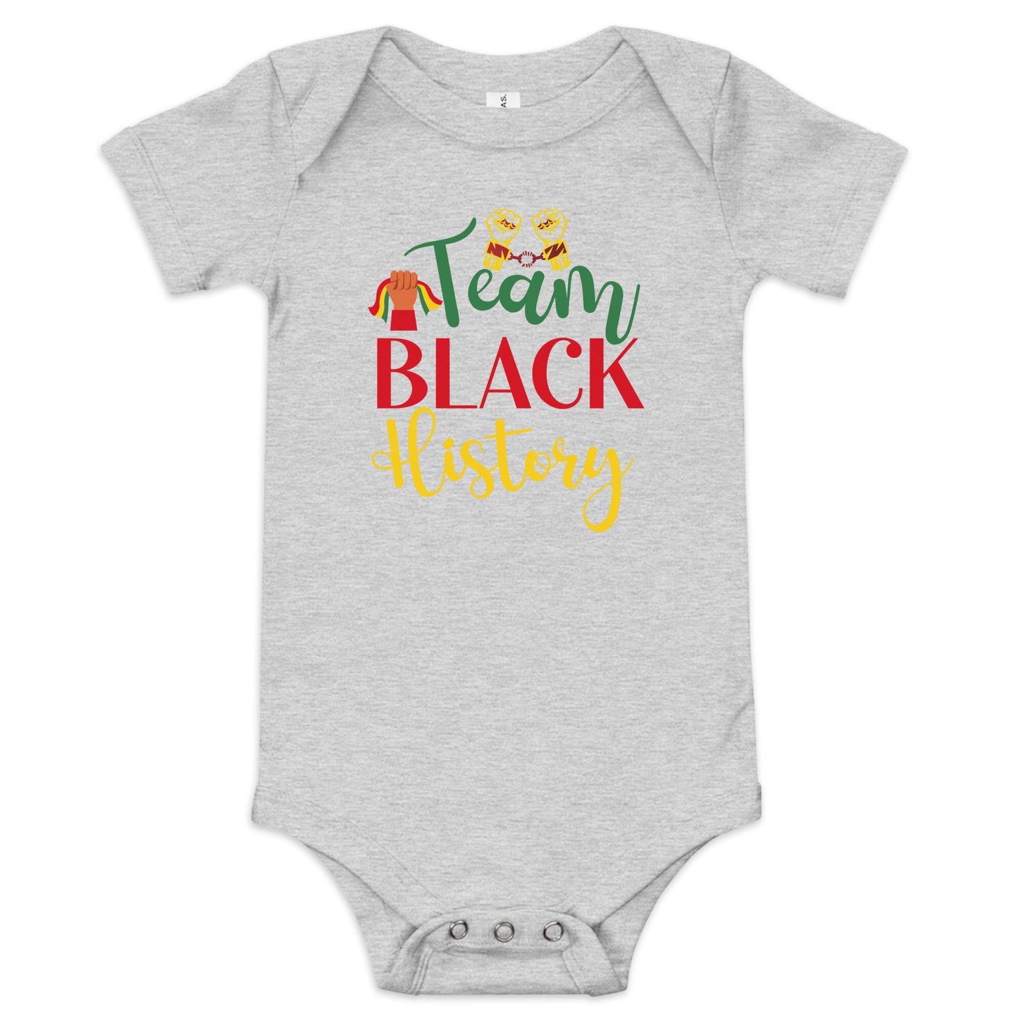 Team Black Baby Short Sleeve One Piece