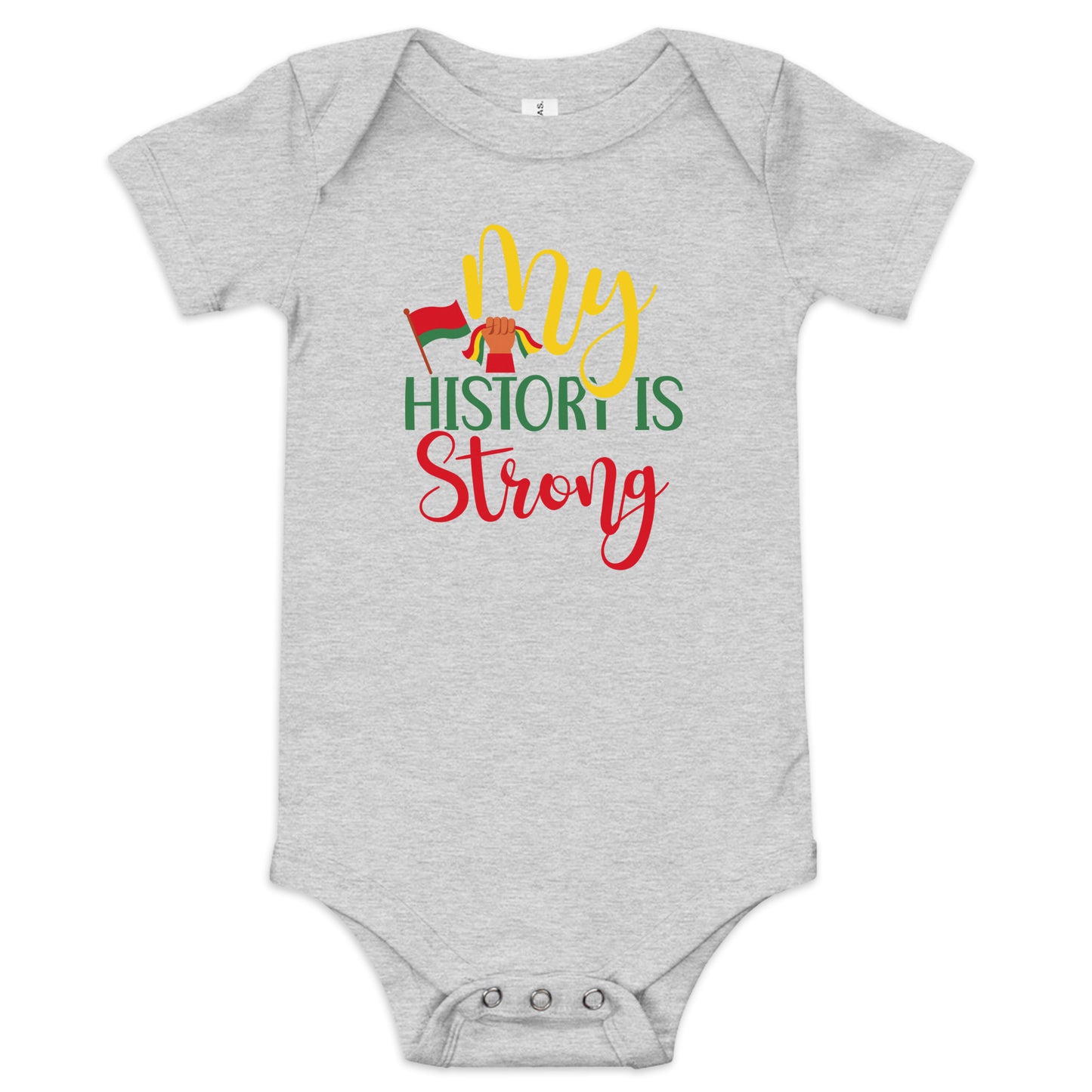 History Strong Baby Short Sleeve One Piece