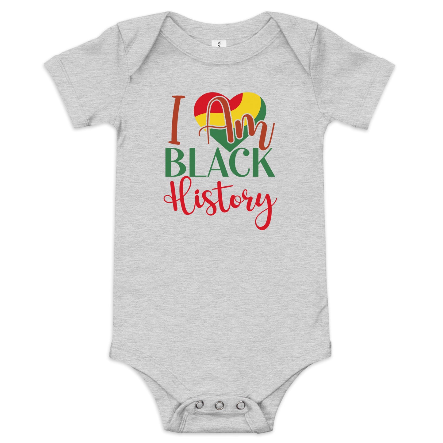 I Am Black Baby Short Sleeve One Piece