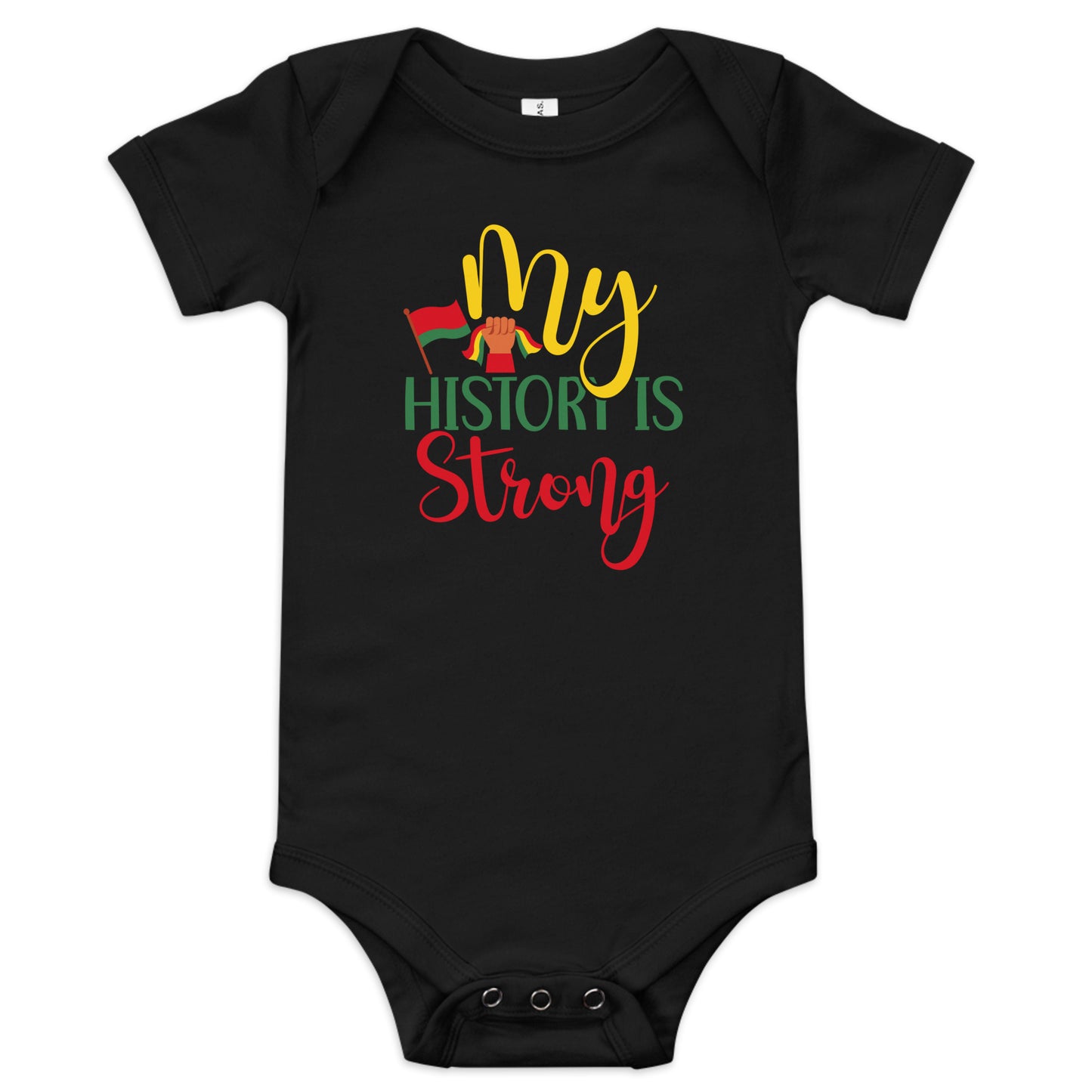 History Strong Baby Short Sleeve One Piece