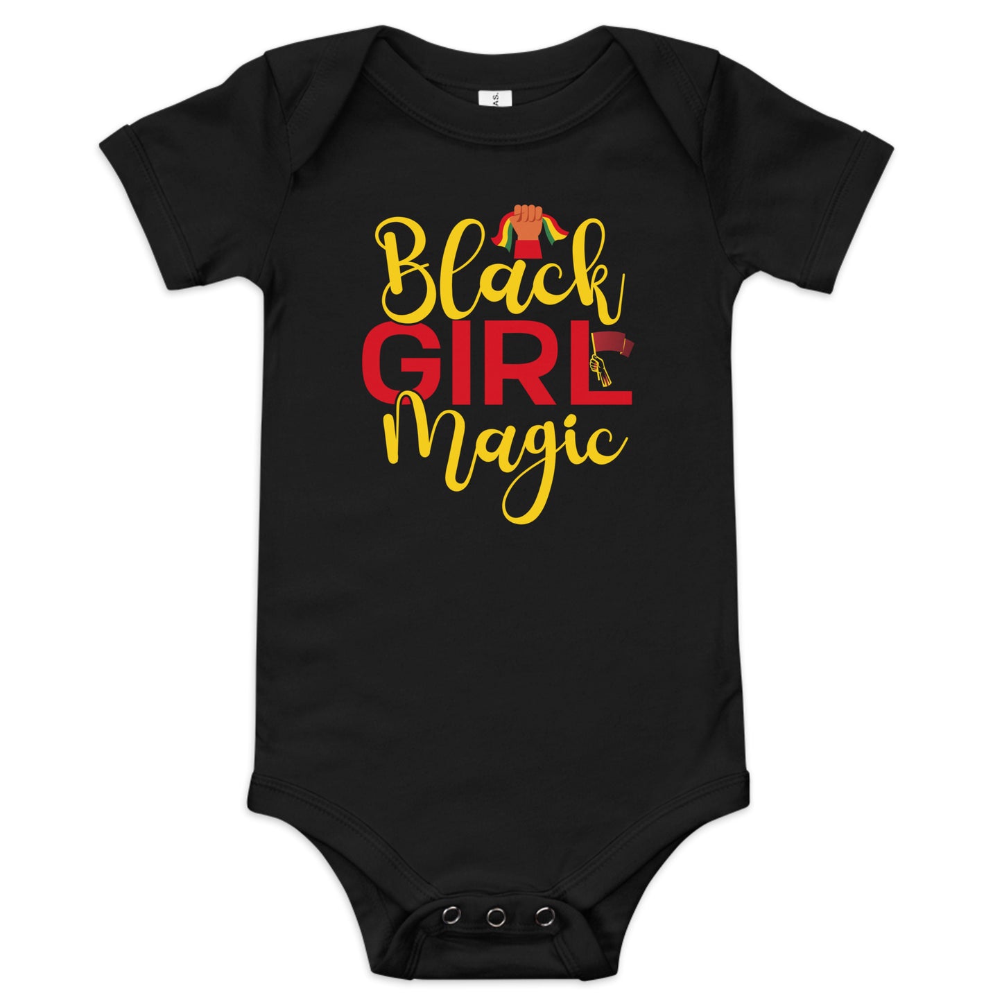 Black Girl Magic Baby Short Sleeve One Piece