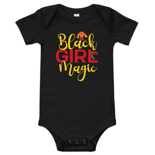 Black Girl Magic Baby Short Sleeve One Piece