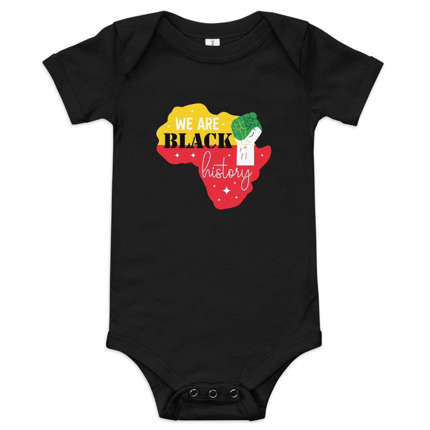 We Are Black Baby Short Sleeve One Piece