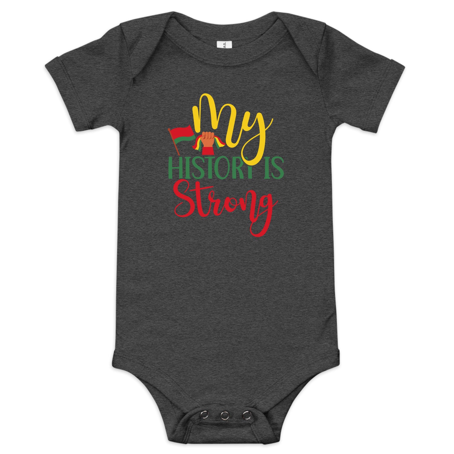 History Strong Baby Short Sleeve One Piece