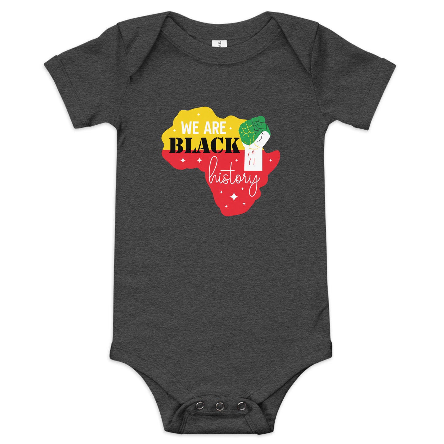 We Are Black Baby Short Sleeve One Piece