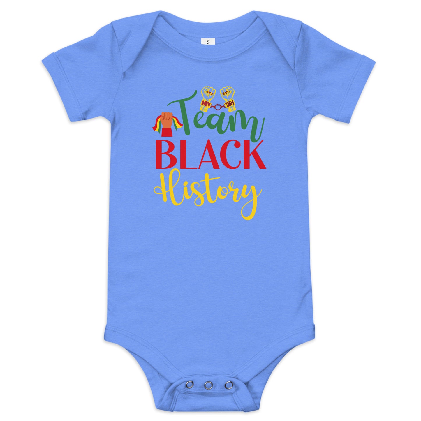 Team Black Baby Short Sleeve One Piece