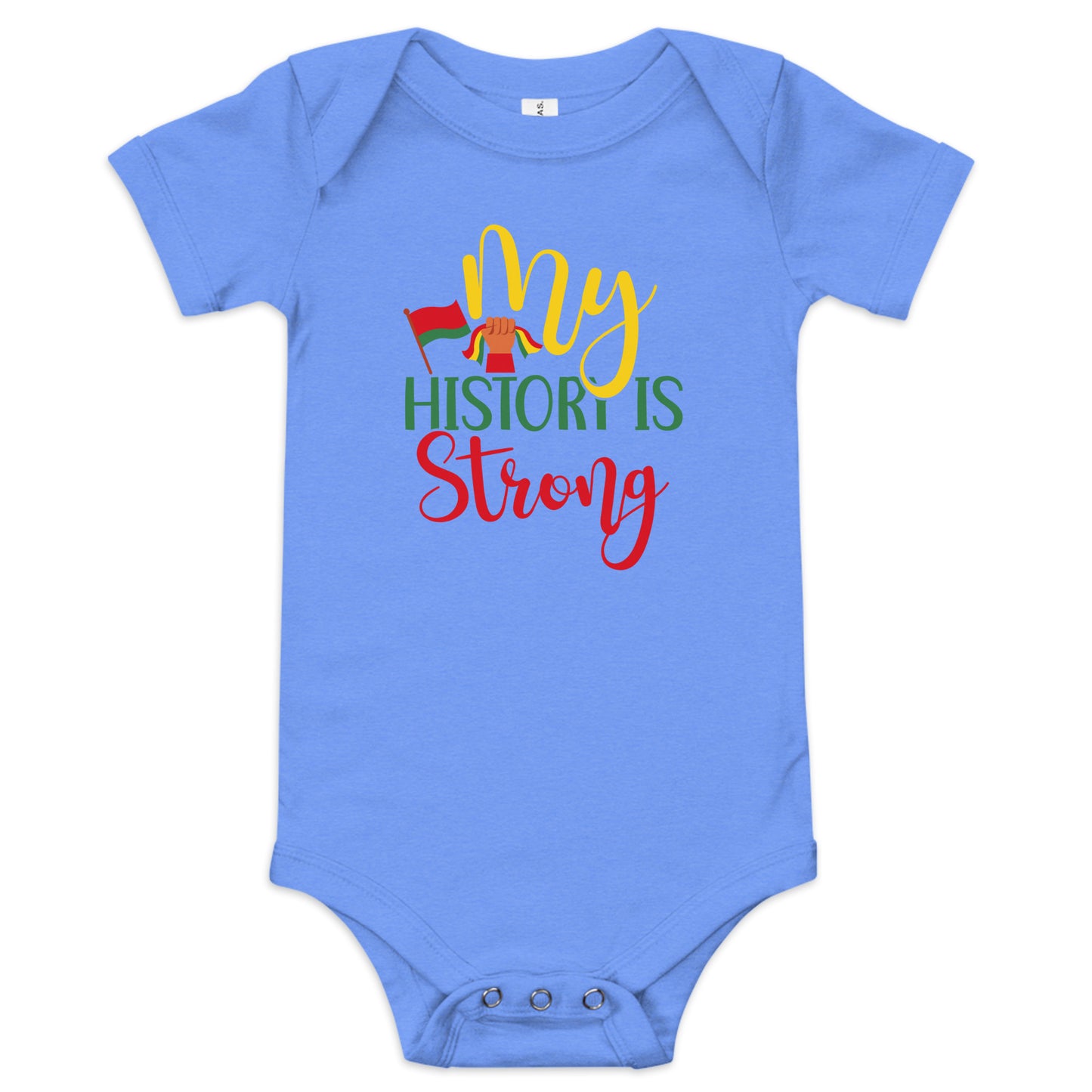 History Strong Baby Short Sleeve One Piece