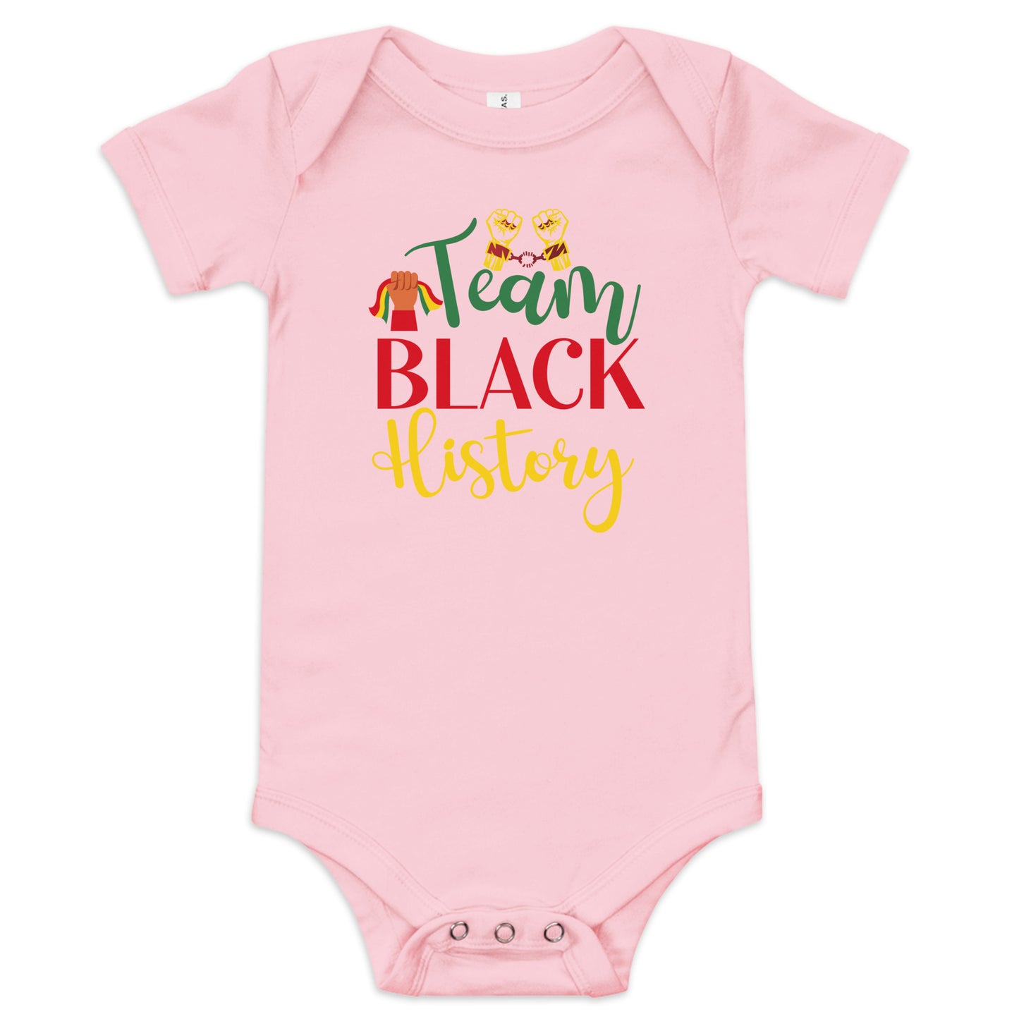 Team Black Baby Short Sleeve One Piece