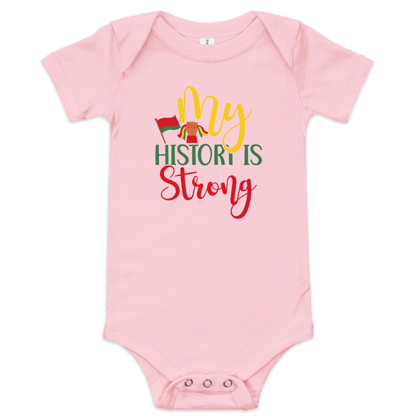 History Strong Baby Short Sleeve One Piece