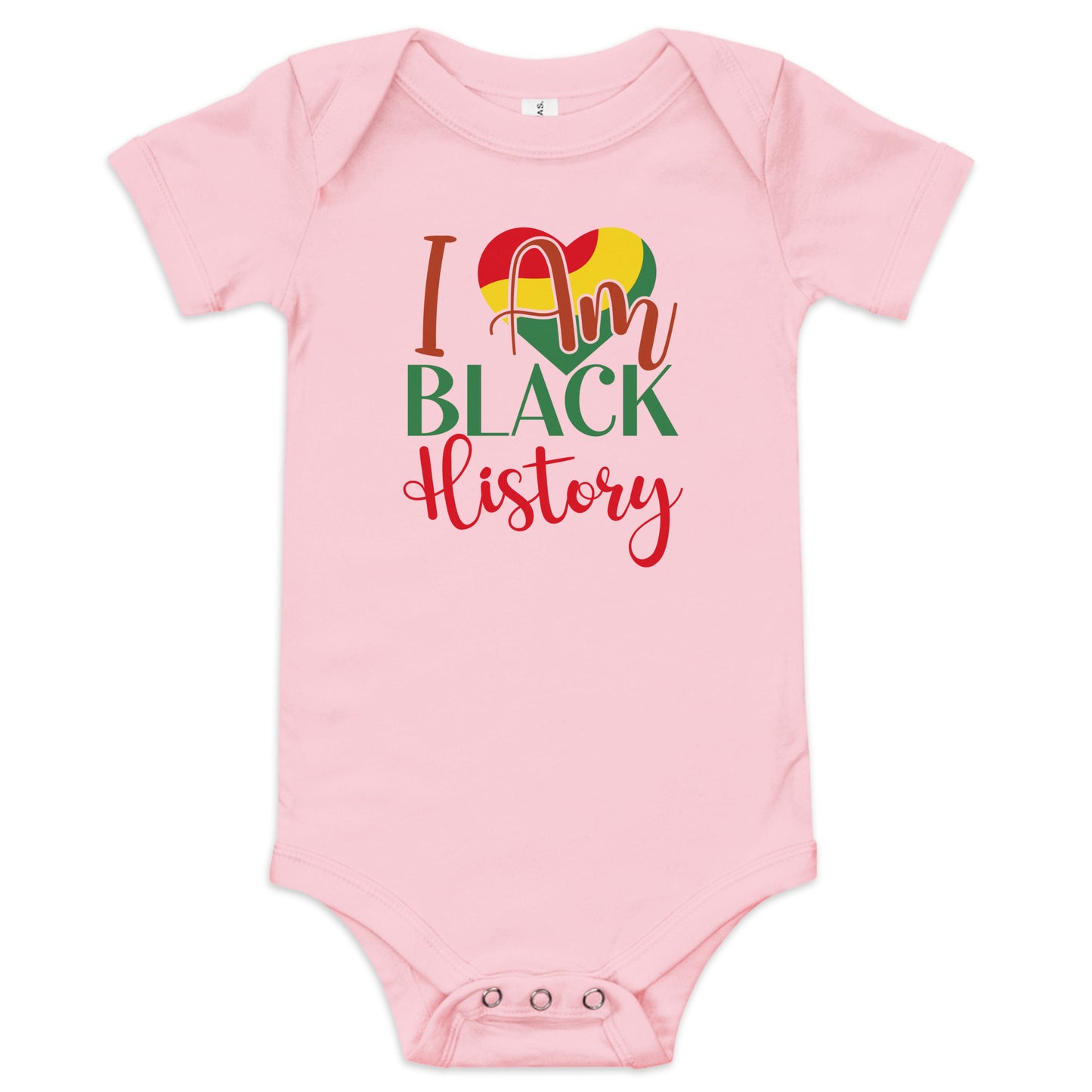 I Am Black Baby Short Sleeve One Piece