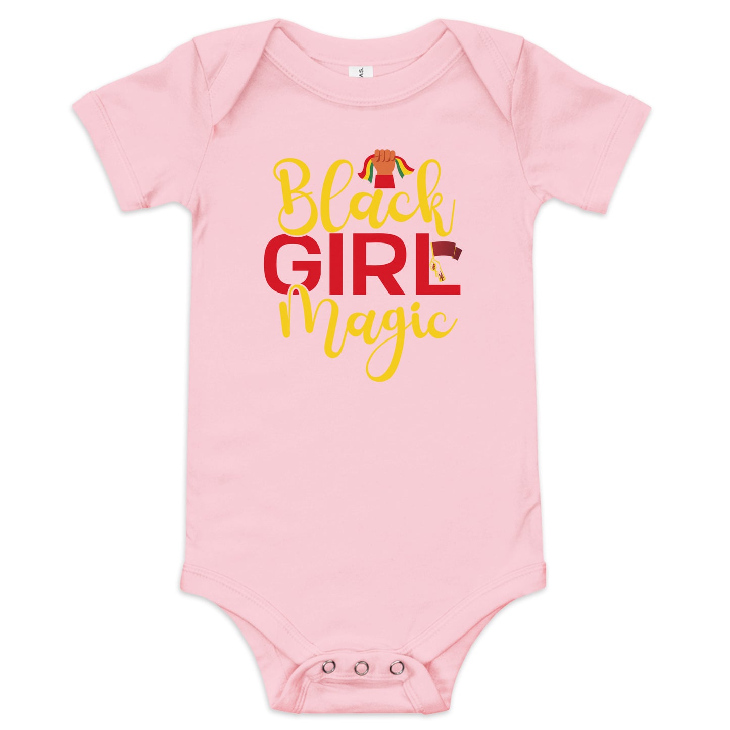 Black Girl Magic Baby Short Sleeve One Piece