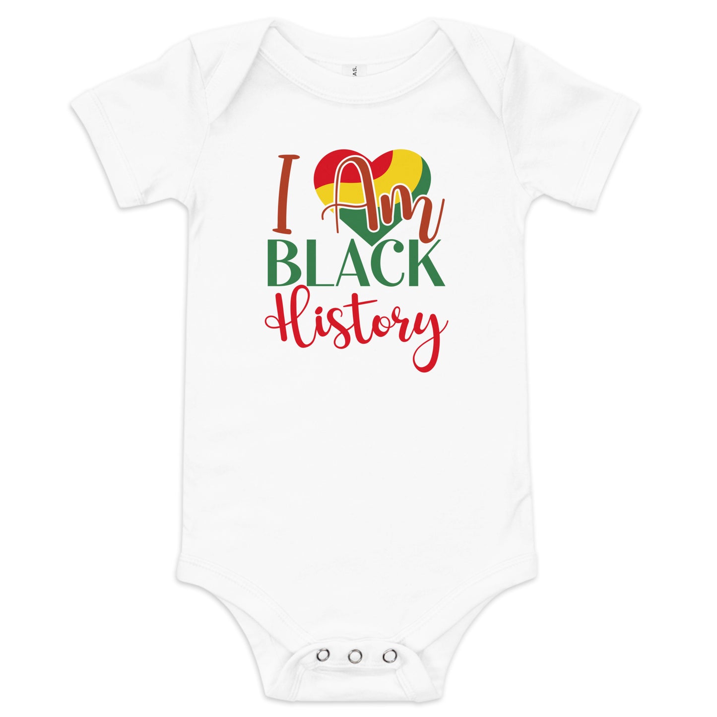 I Am Black Baby Short Sleeve One Piece