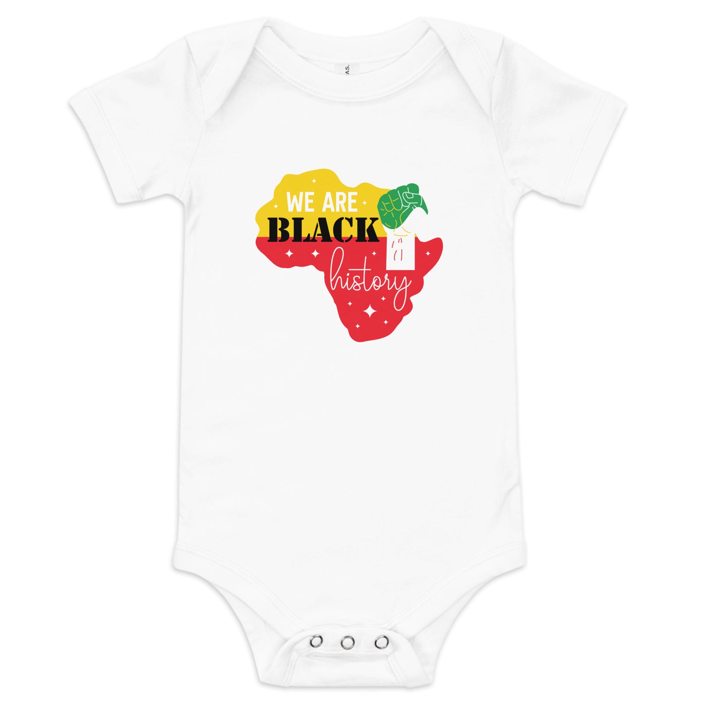 We Are Black Baby Short Sleeve One Piece