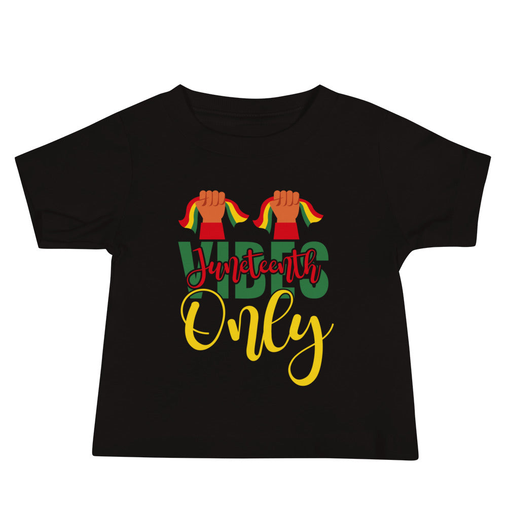 Juneteenth Vibes Baby Jersey Short Sleeve Tee