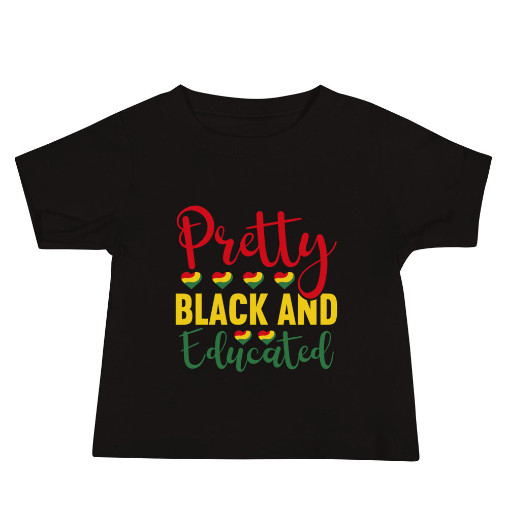 Black And Educated Baby Jersey Short Sleeve Tee