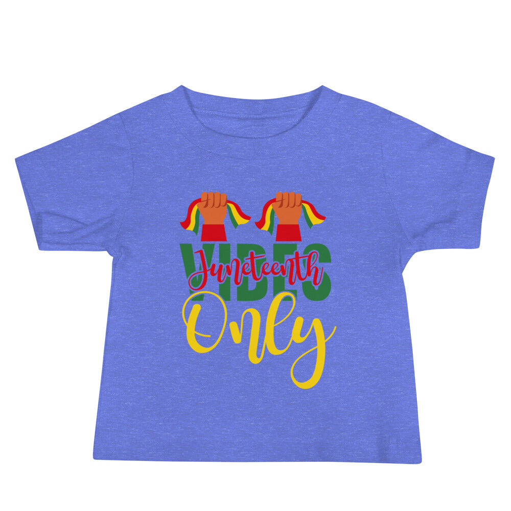 Juneteenth Vibes Baby Jersey Short Sleeve Tee