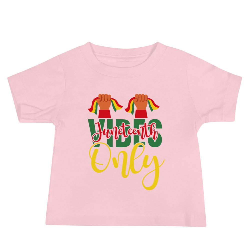 Juneteenth Vibes Baby Jersey Short Sleeve Tee