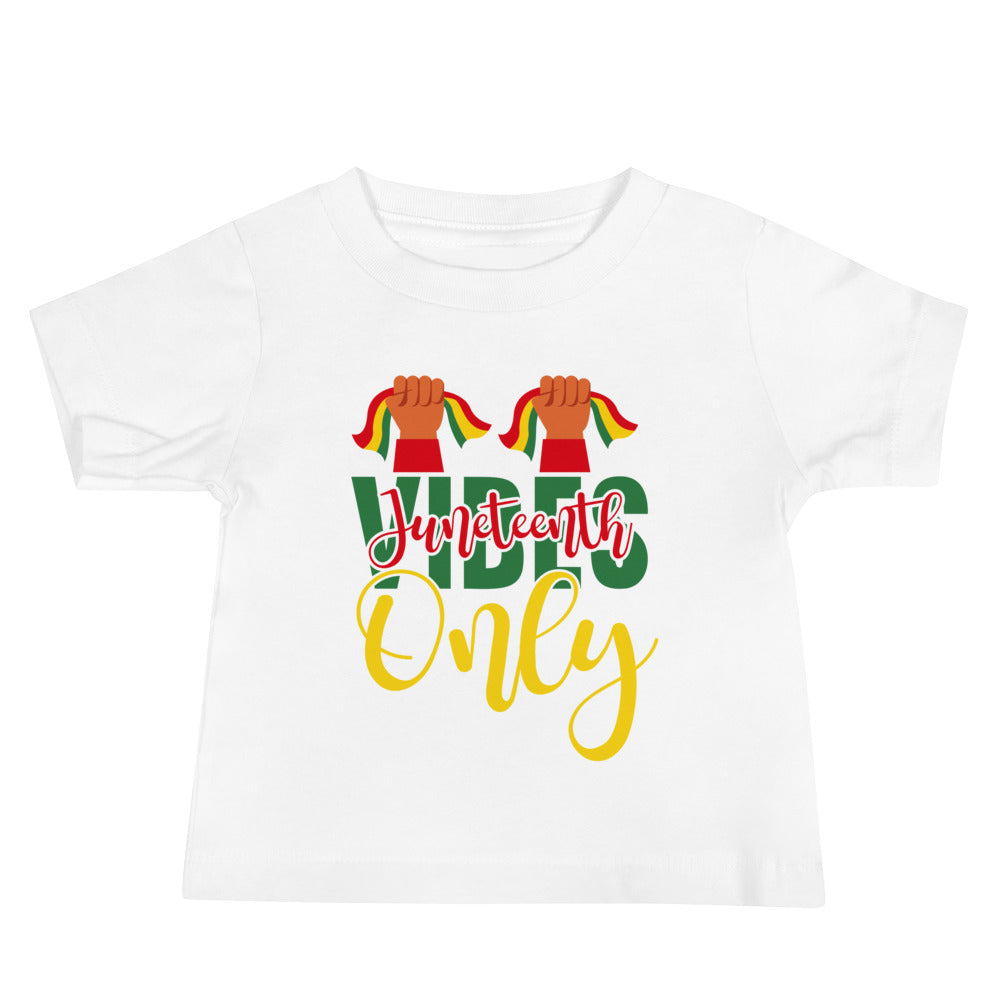 Juneteenth Vibes Baby Jersey Short Sleeve Tee