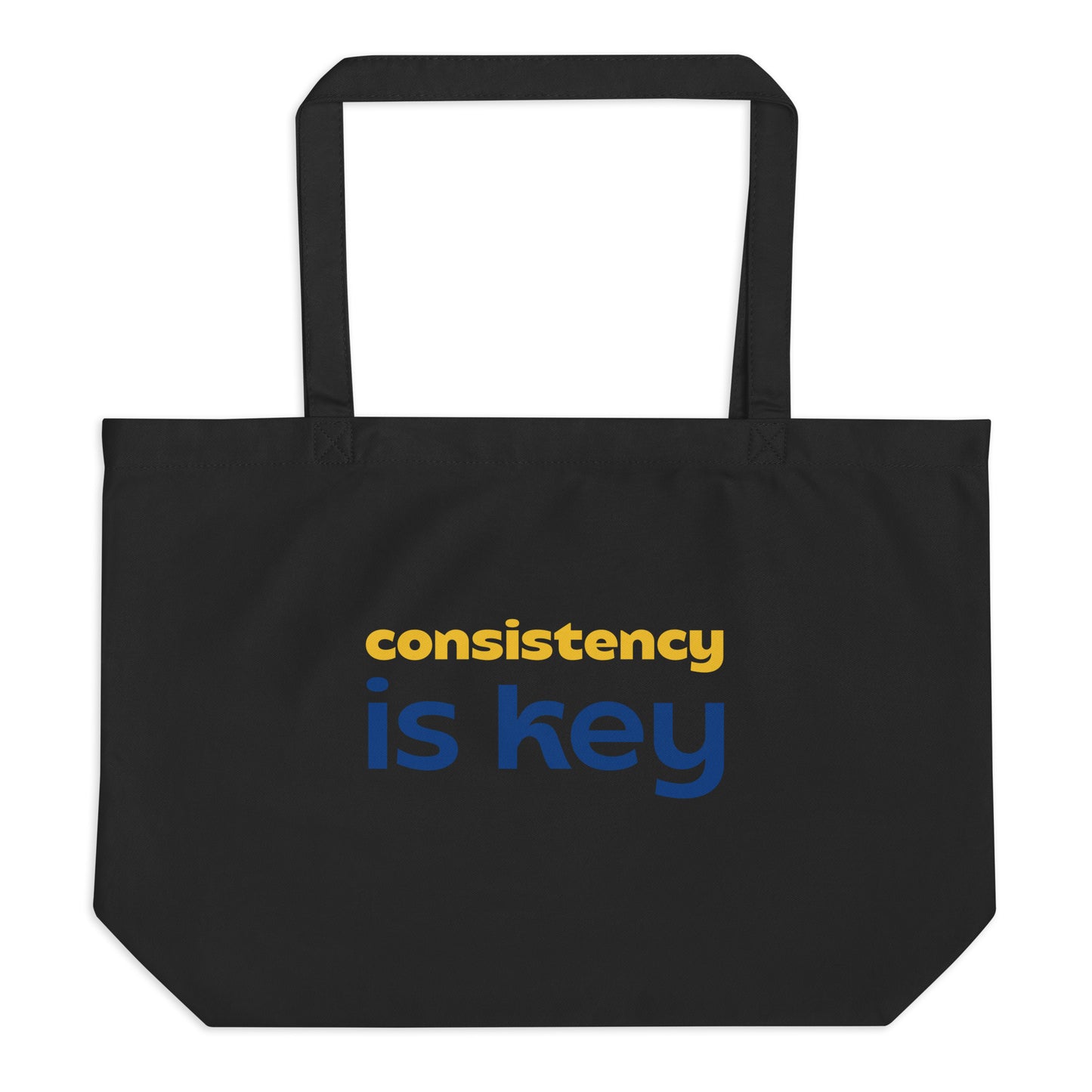 Consistency Large Organic Tote Bag