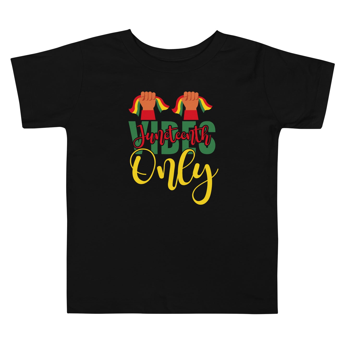 Juneteenth Vibes Toddler Short Sleeve Tee