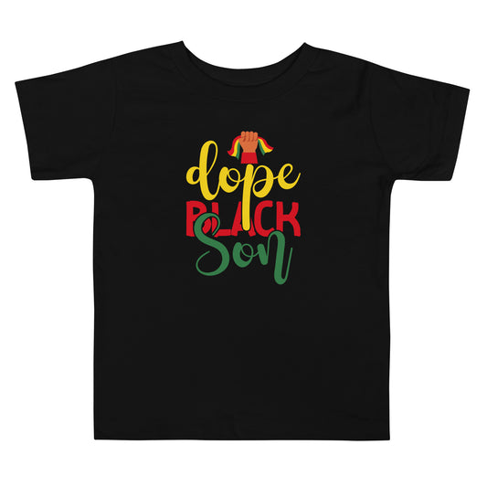 Black Son Toddler Short Sleeve Tee