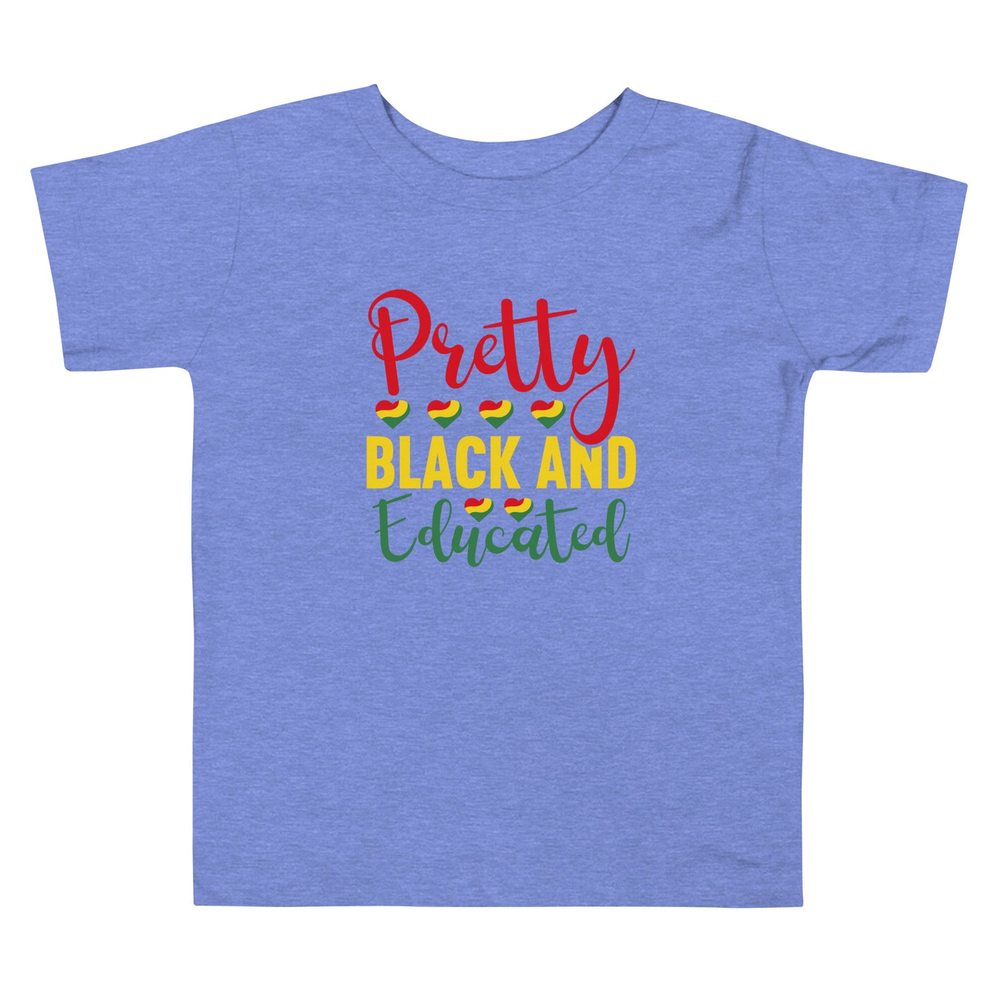 Black And Educated Toddler Short Sleeve Tee