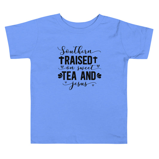 Tea And Jesus Toddler Short Sleeve Tee