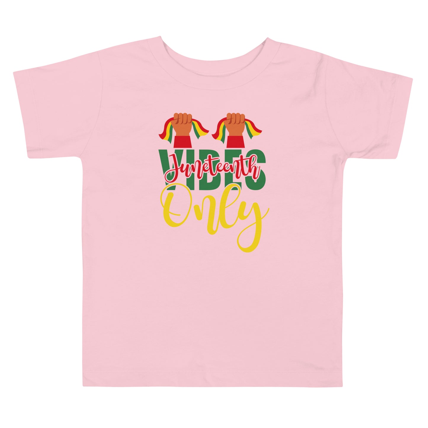 Juneteenth Vibes Toddler Short Sleeve Tee