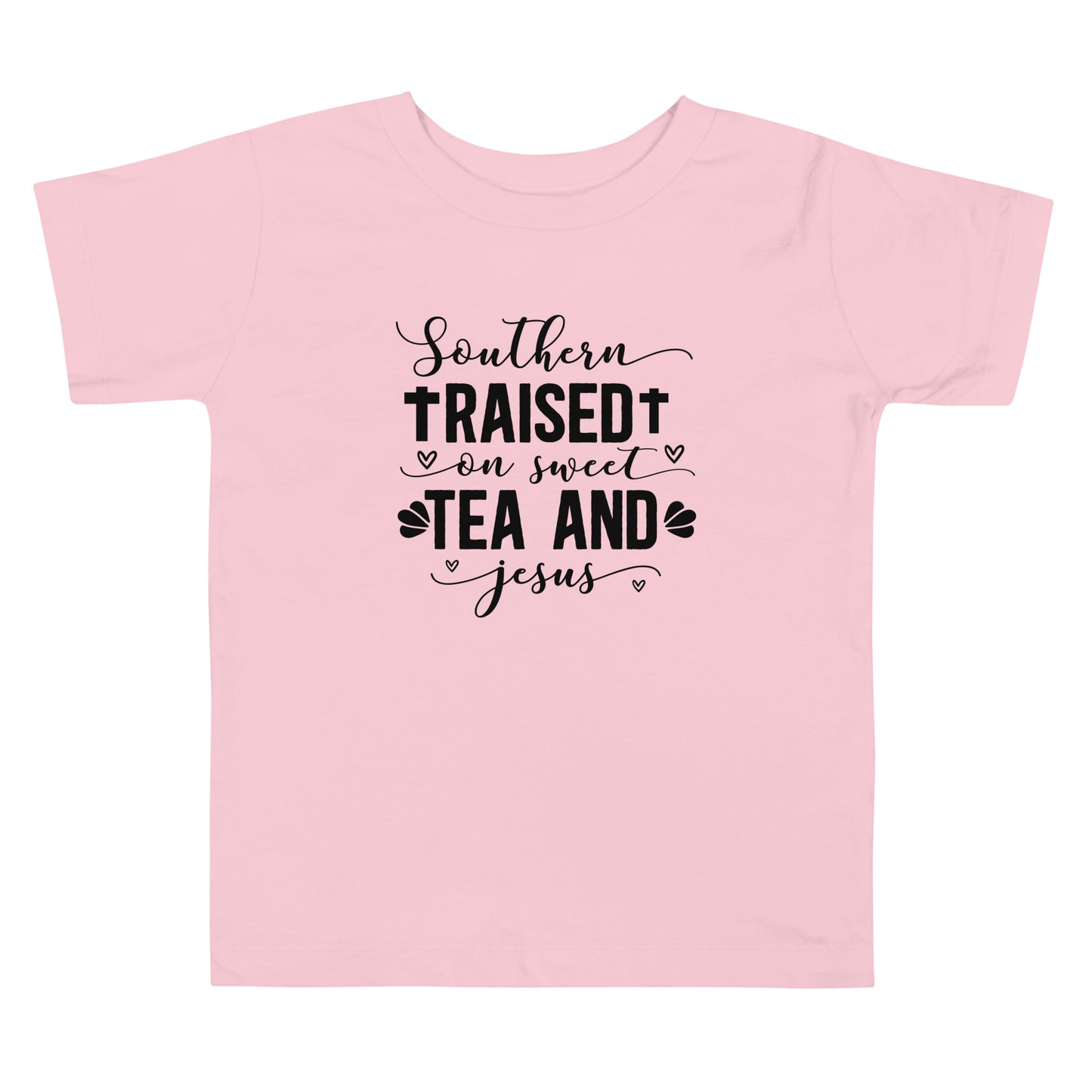 Tea And Jesus Toddler Short Sleeve Tee