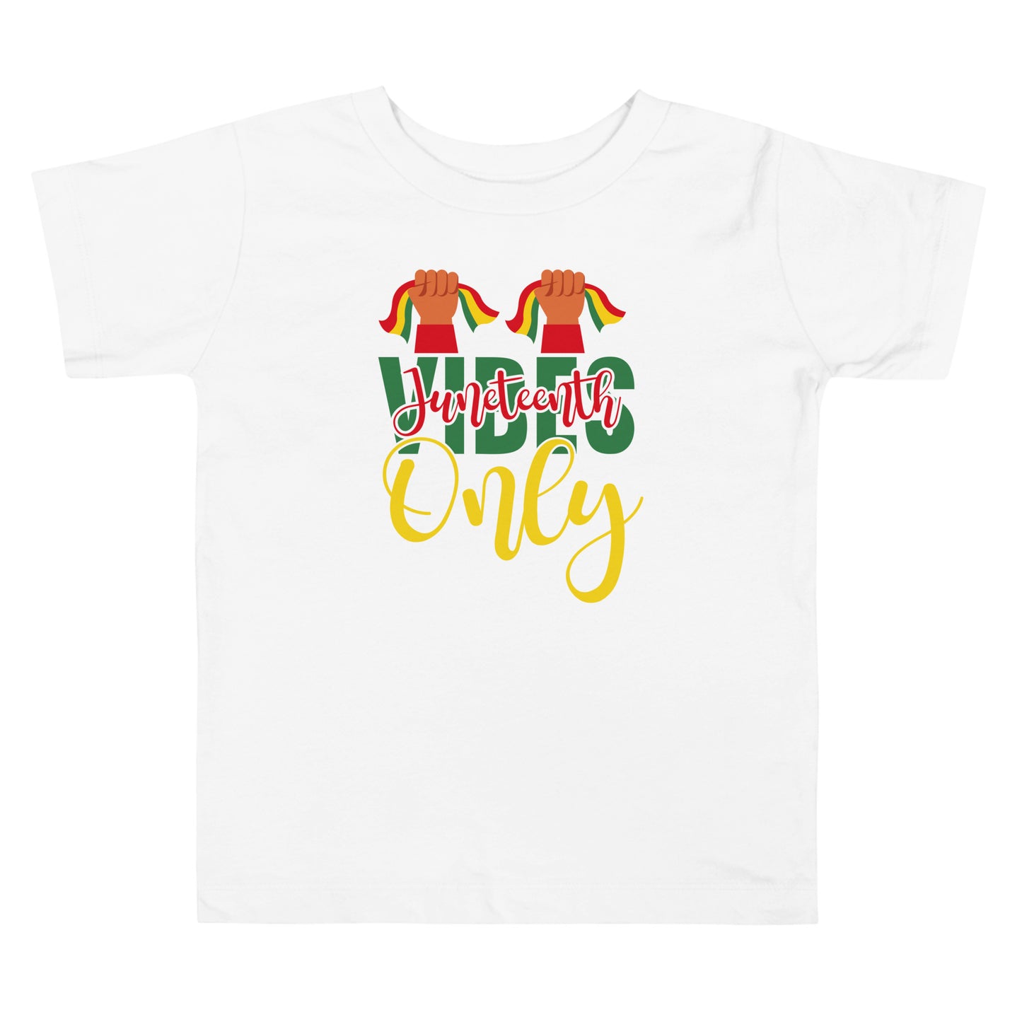 Juneteenth Vibes Toddler Short Sleeve Tee