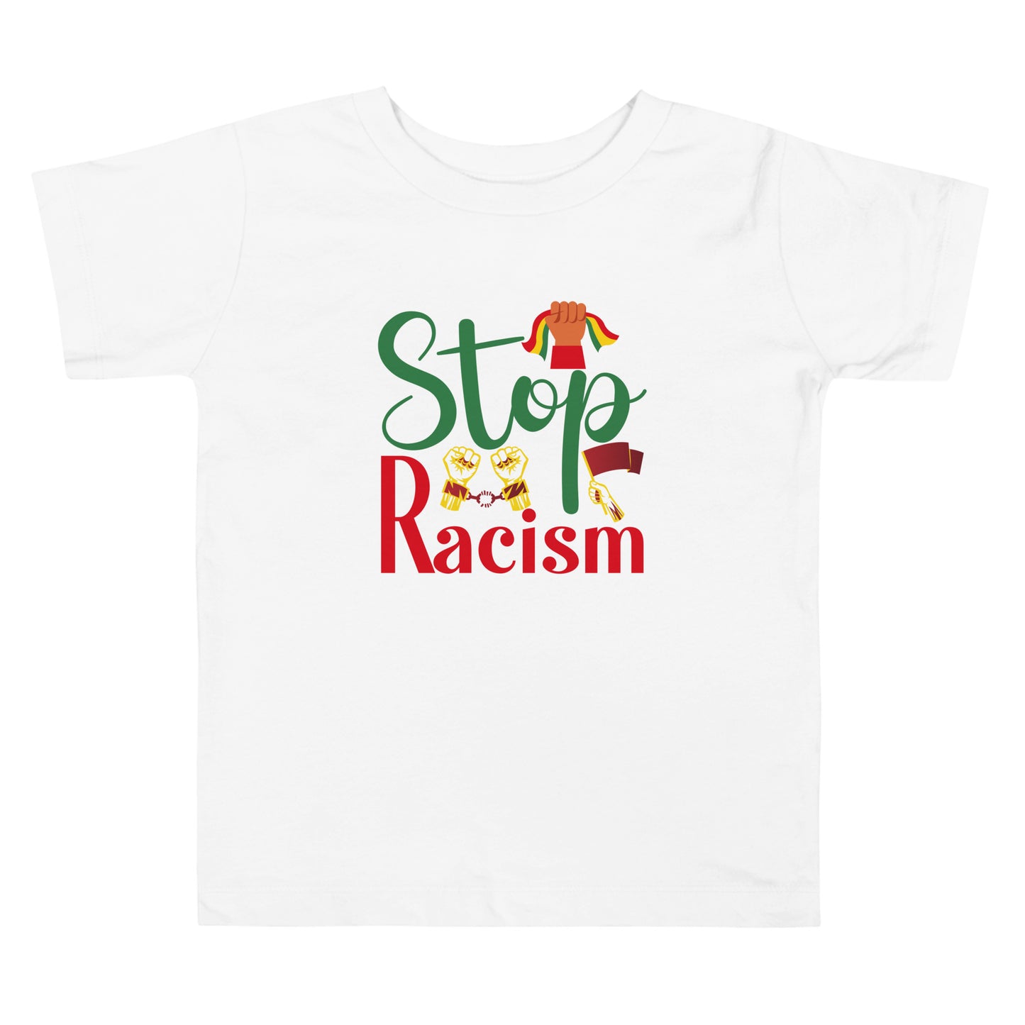 Stop Racism Toddler Short Sleeve Tee