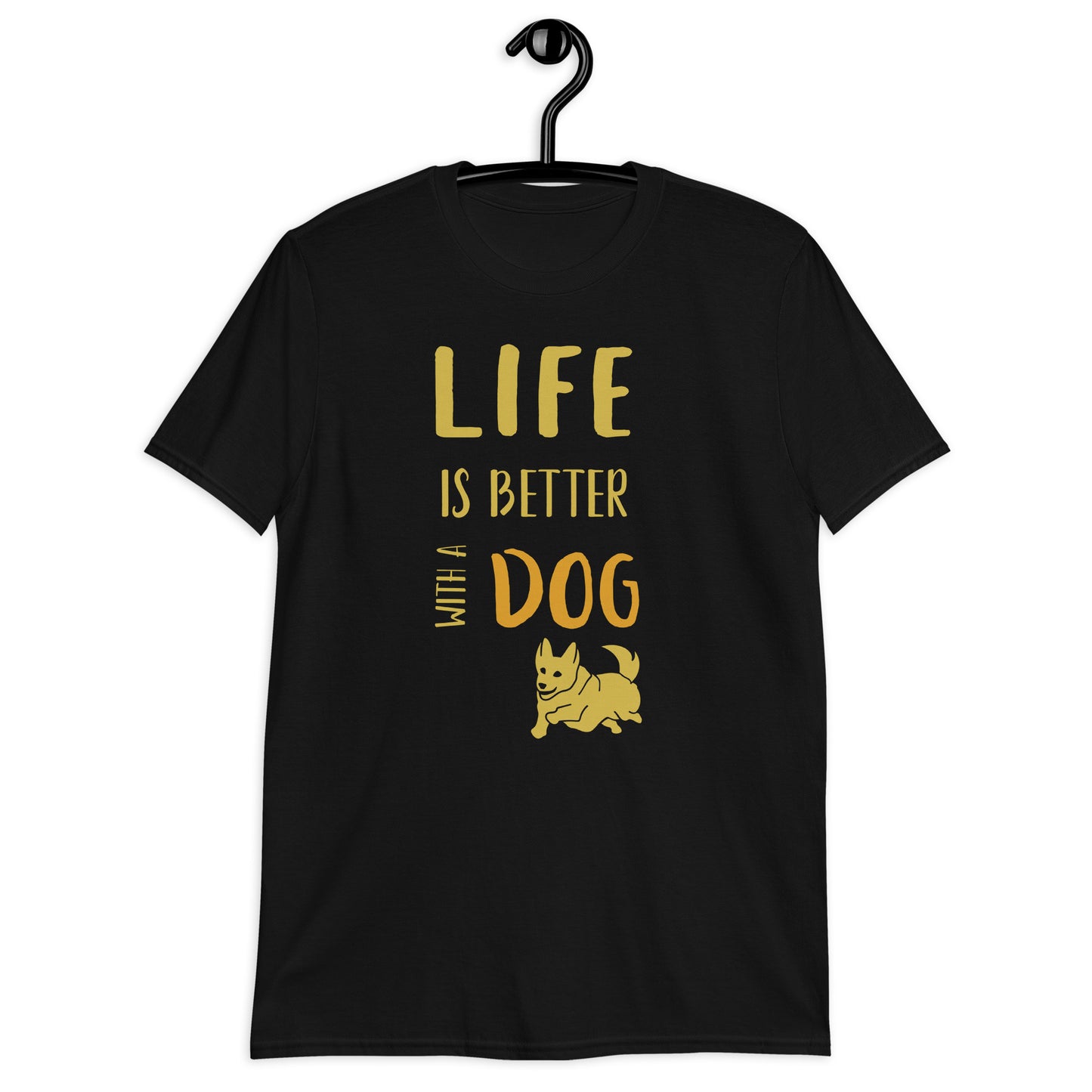 Life's Better With A Dog Short-Sleeve Unisex T-Shirt