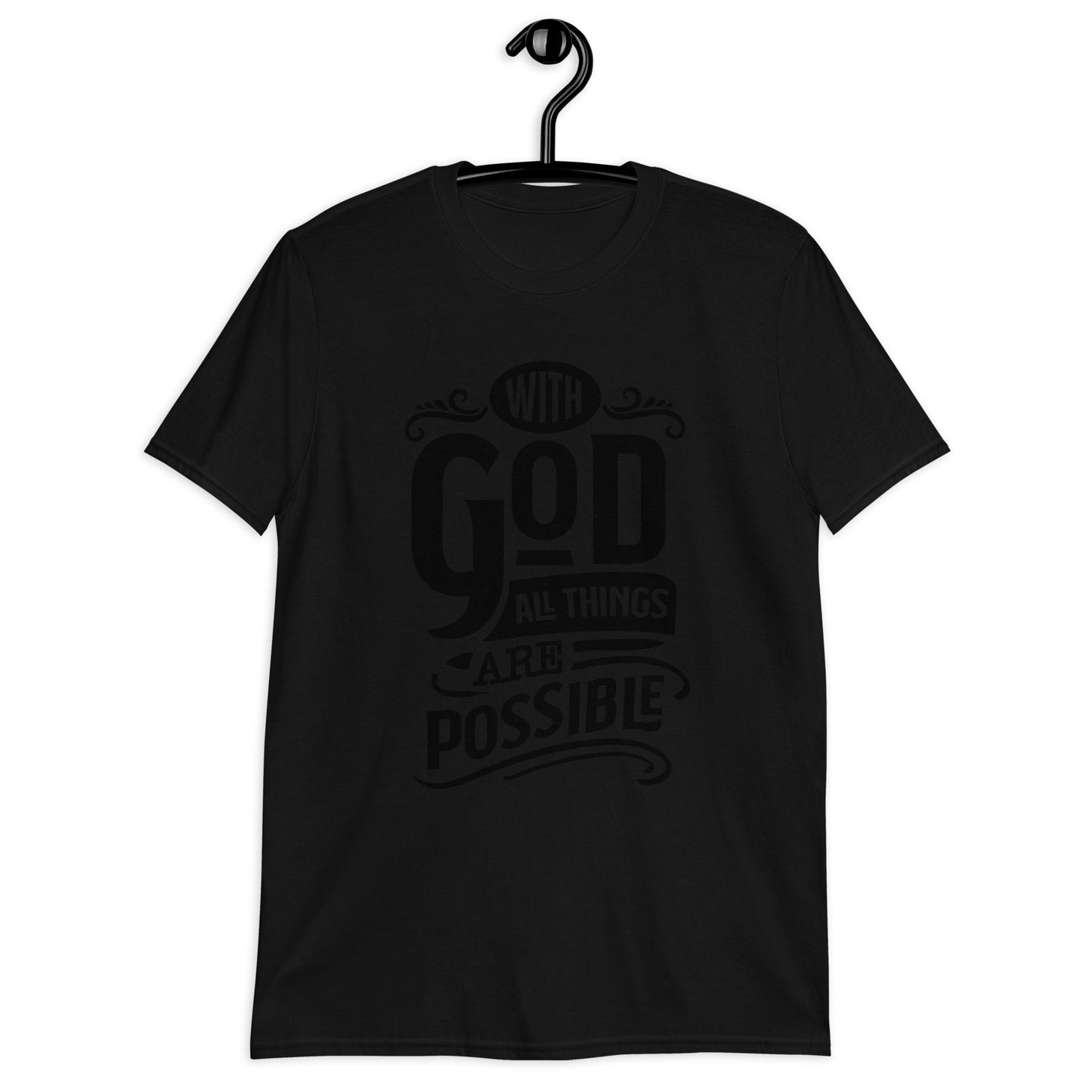 With God All Things Short-Sleeve Unisex T-Shirt