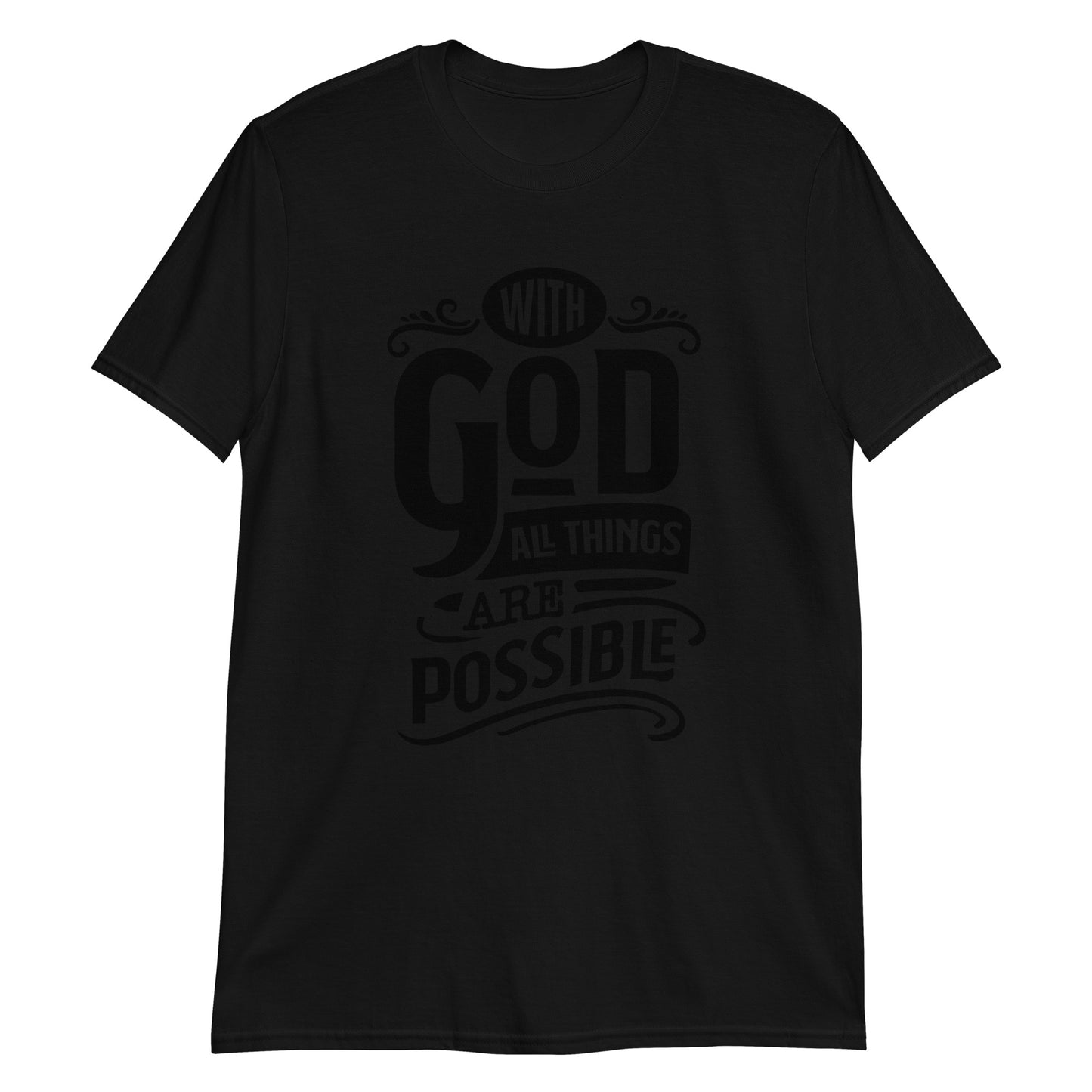 With God All Things Short-Sleeve Unisex T-Shirt