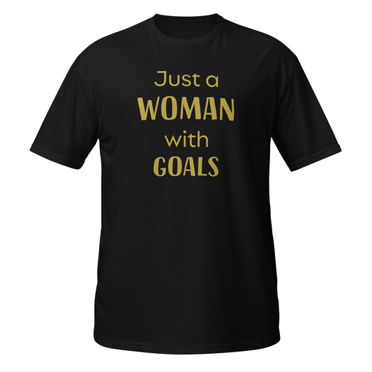 Woman With Goals Short-Sleeve Unisex T-Shirt