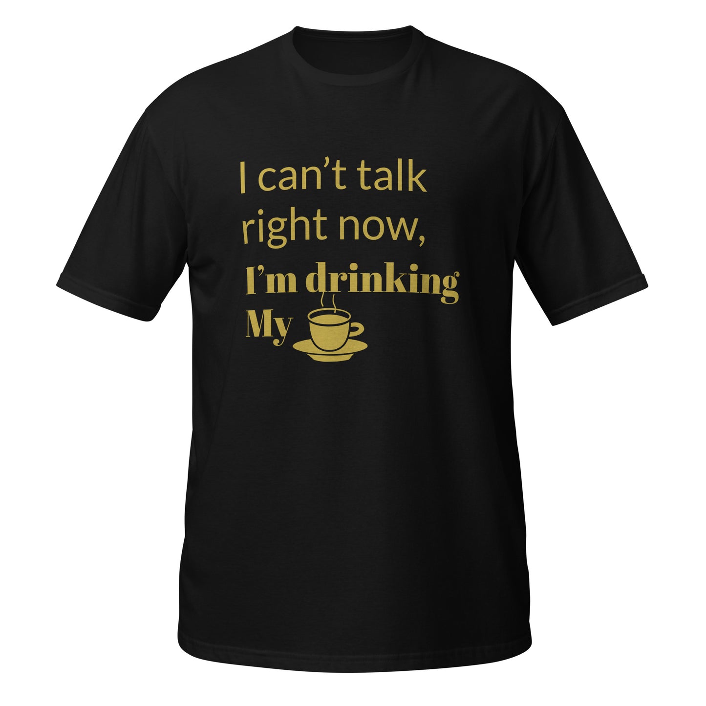 Drinking Coffee Short-Sleeve Unisex T-Shirt