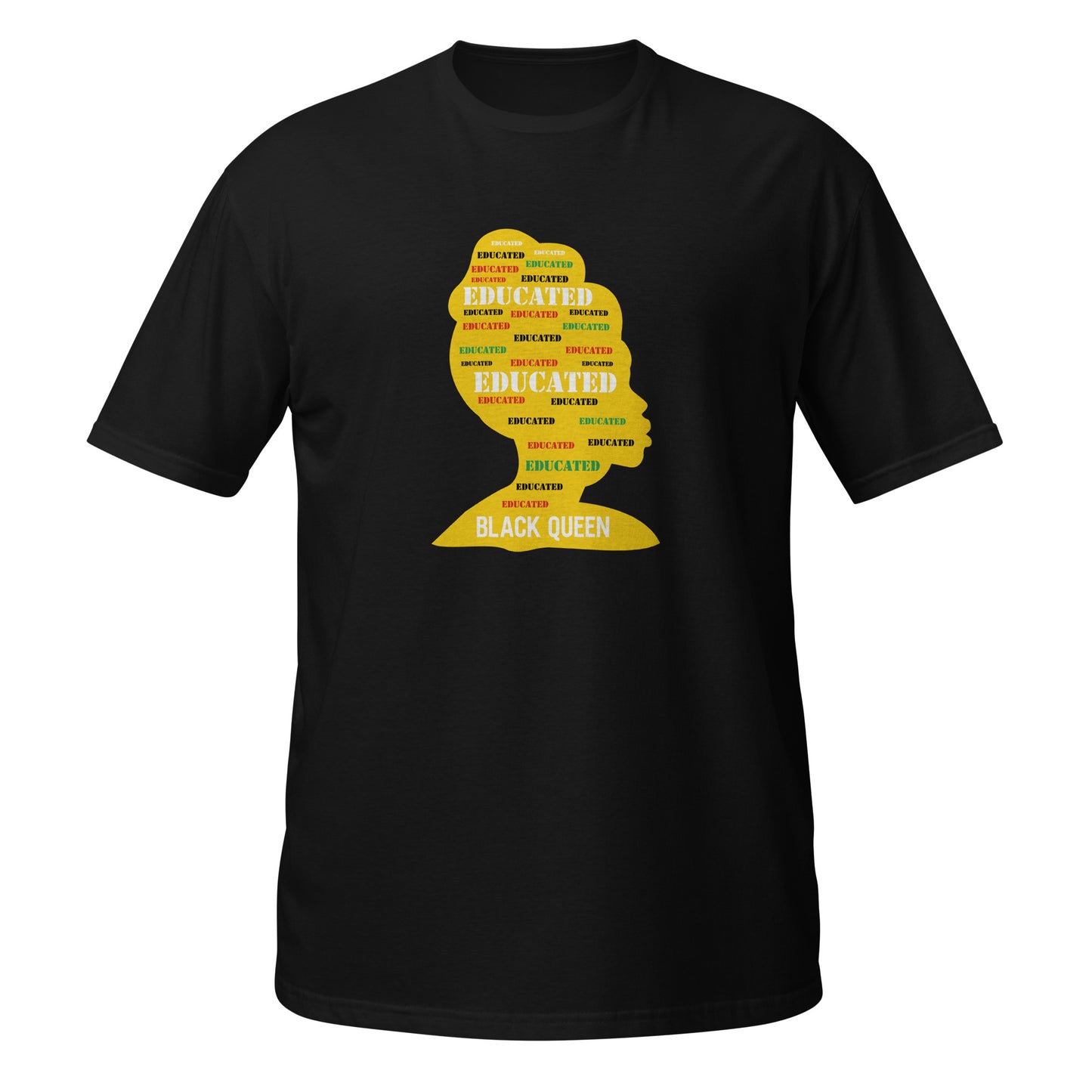 Educated Black Queen Short-Sleeve Unisex T-Shirt