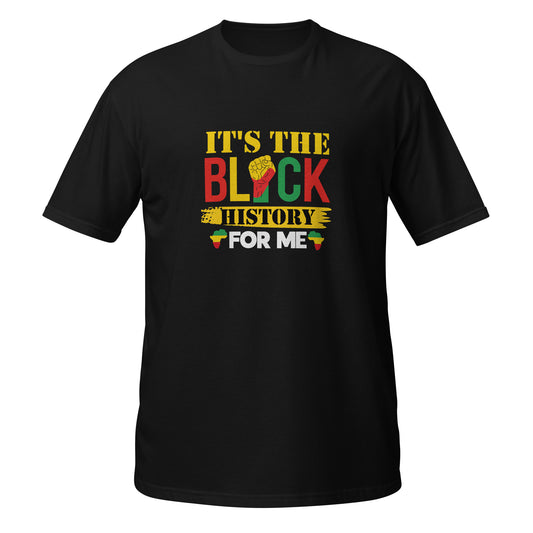 The Black Short-Sleeve Unisex T-Shirt