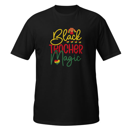 Black Teacher Short-Sleeve Unisex T-Shirt