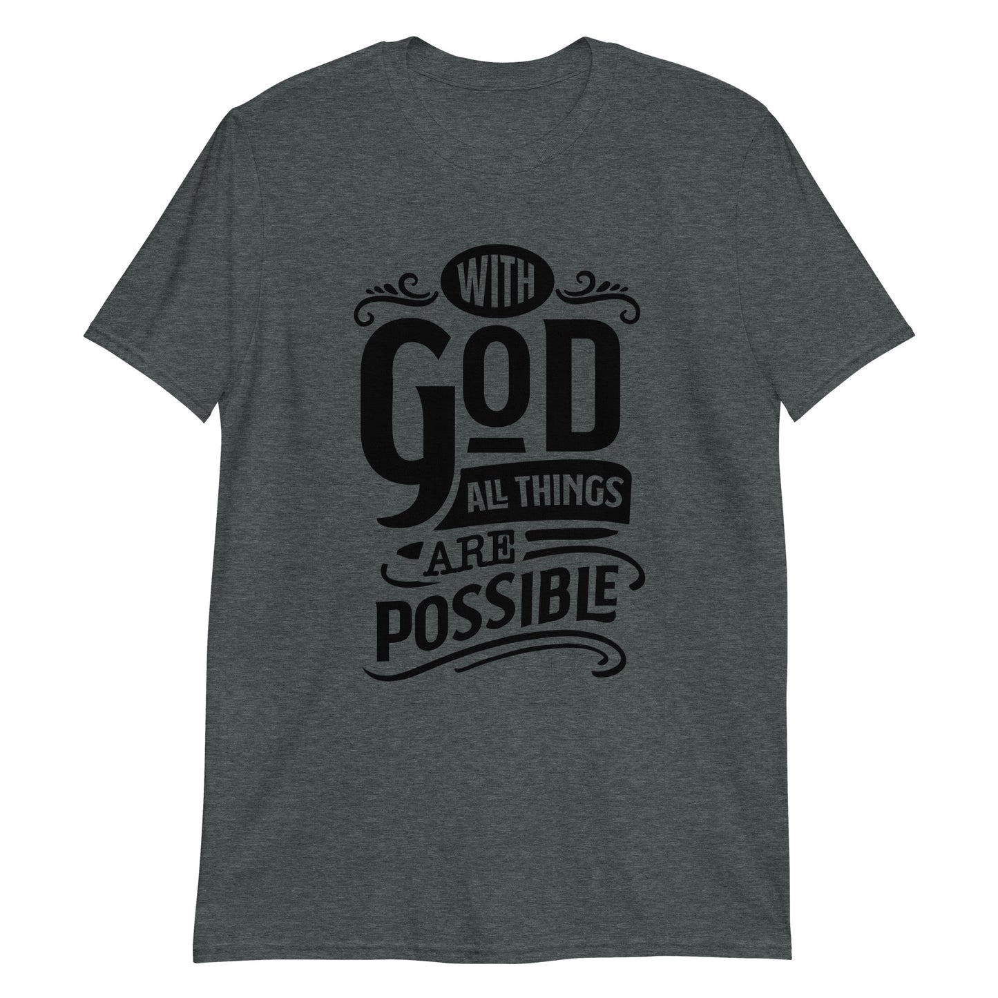 With God All Things Short-Sleeve Unisex T-Shirt