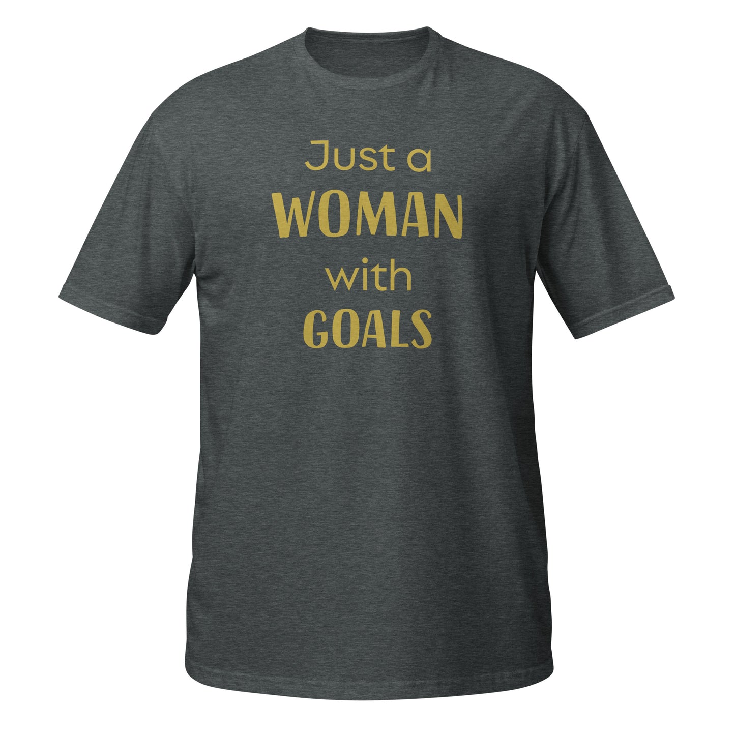 Woman With Goals Short-Sleeve Unisex T-Shirt