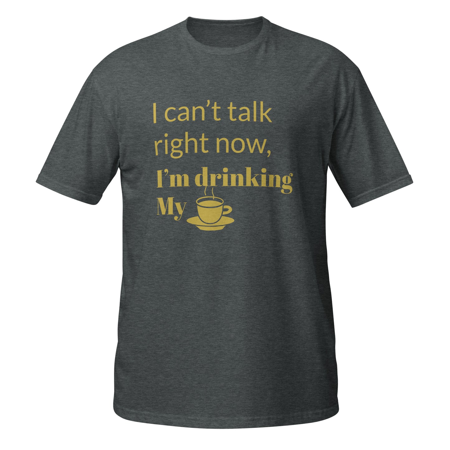 Drinking Coffee Short-Sleeve Unisex T-Shirt